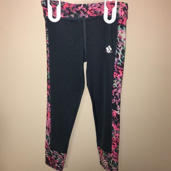 Girls Adidas Climalite Yoga Athletic Pants 6 - Picture 1 of 5